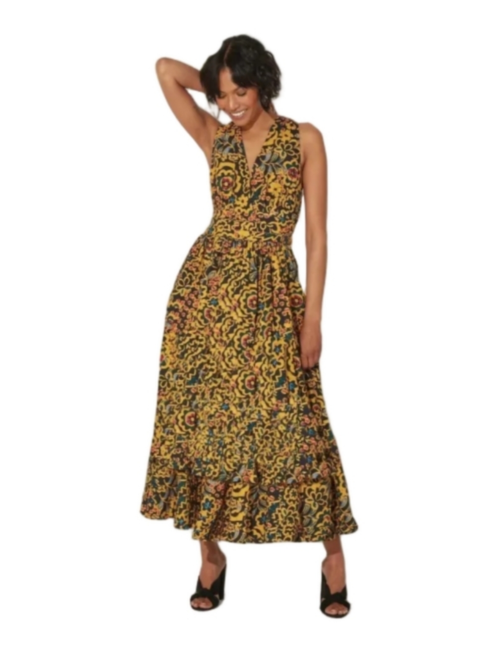 Cleobella Valory Ankle Dress in Matisse Size S NWT Organic Cotton